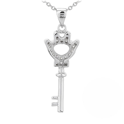 pendentif femme argent zirconium 8300815 pic3