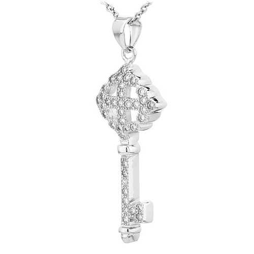 pendentif femme argent zirconium 8300816 pic2