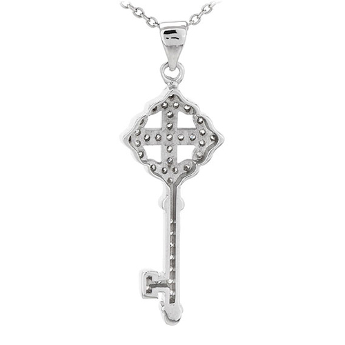 pendentif femme argent zirconium 8300816 pic3