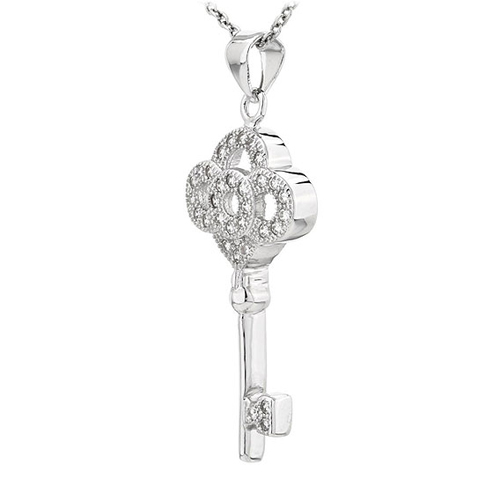 pendentif femme argent zirconium 8300819 pic2