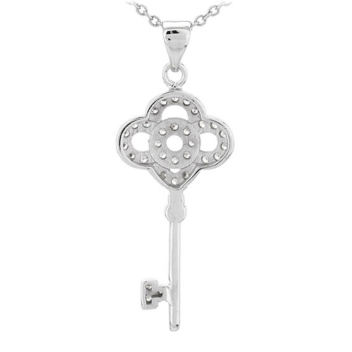 pendentif femme argent zirconium 8300819 pic3