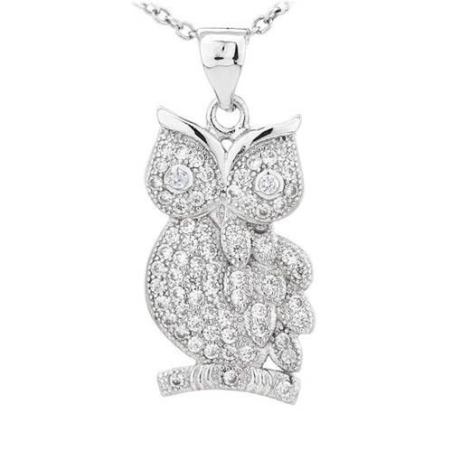 pendentif femme argent zirconium 8300820