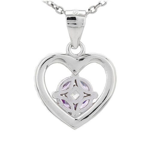 pendentif femme argent zirconium 8300823 pic3