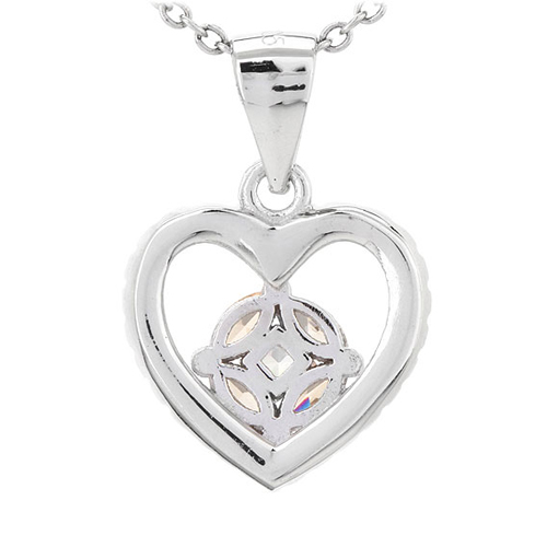 pendentif femme argent zirconium 8300826 pic3