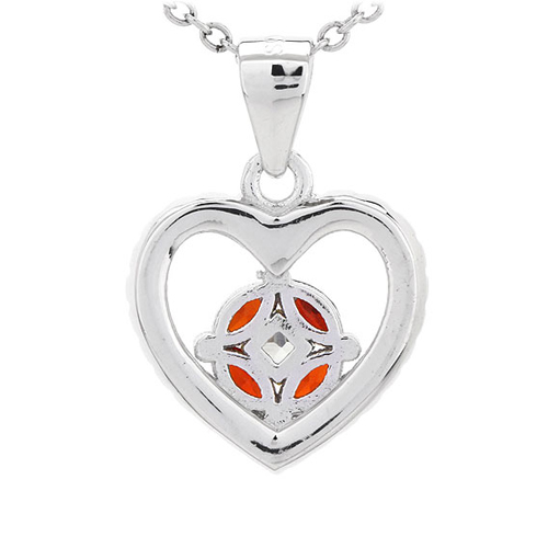 pendentif femme argent zirconium 8300827 pic3