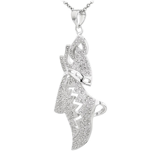 pendentif femme argent zirconium 8300829 pic2