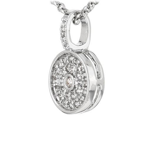 pendentif femme argent zirconium 8300911 pic2