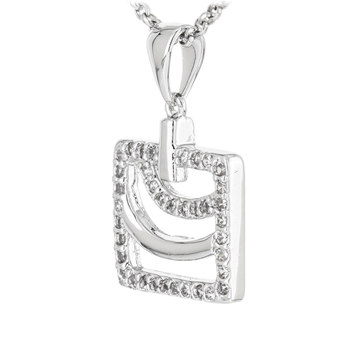 pendentif femme argent zirconium 8300913 pic2