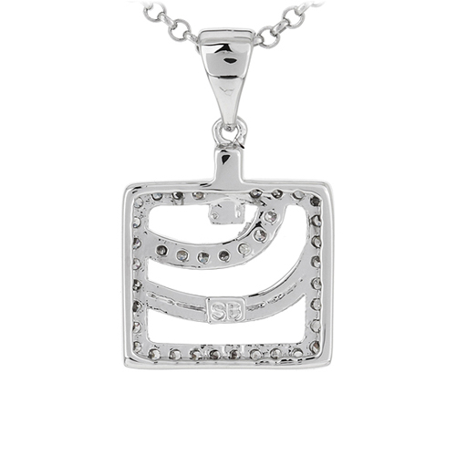 pendentif femme argent zirconium 8300913 pic3