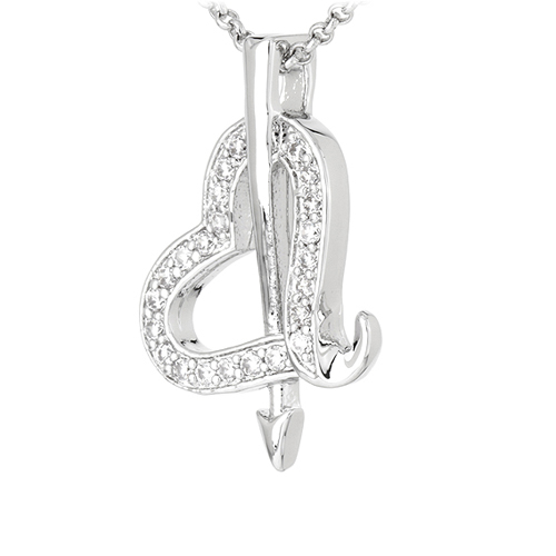 pendentif femme argent zirconium 8300917 pic2