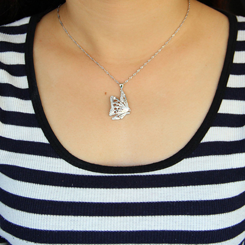 pendentif femme argent zirconium 8300918 pic4