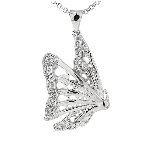 pendentif femme argent zirconium 8300918