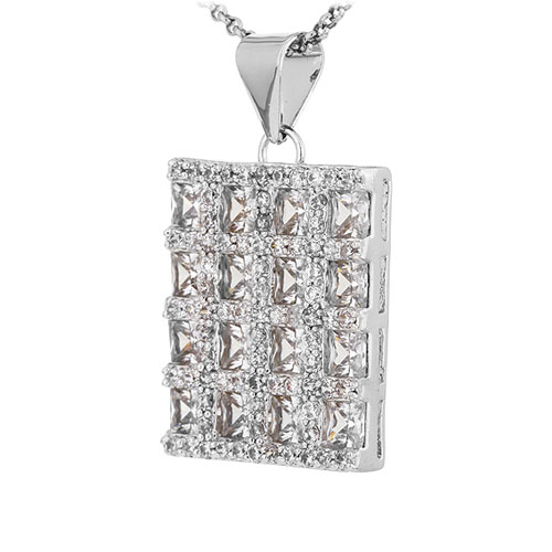 pendentif femme argent zirconium 8300924 pic2