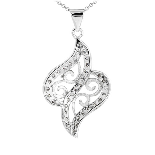 pendentif femme argent zirconium 8300927 pic3