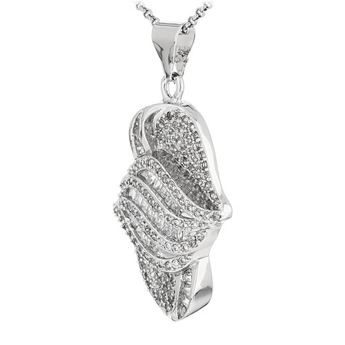 pendentif femme argent zirconium 8300929 pic2