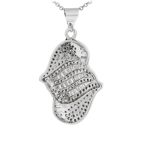 pendentif femme argent zirconium 8300929 pic3