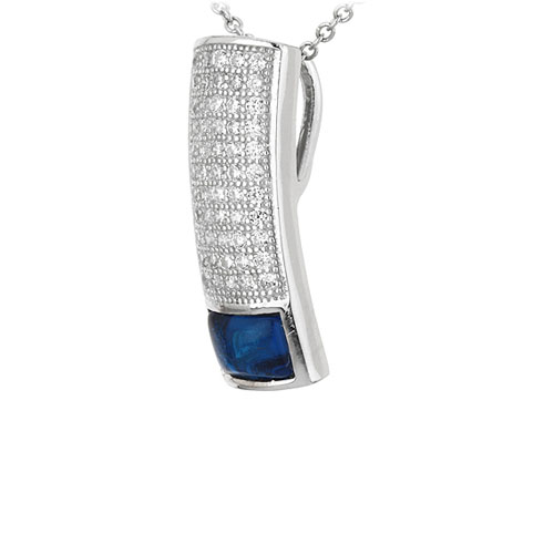 pendentif femme argent zirconium 8300930 pic2