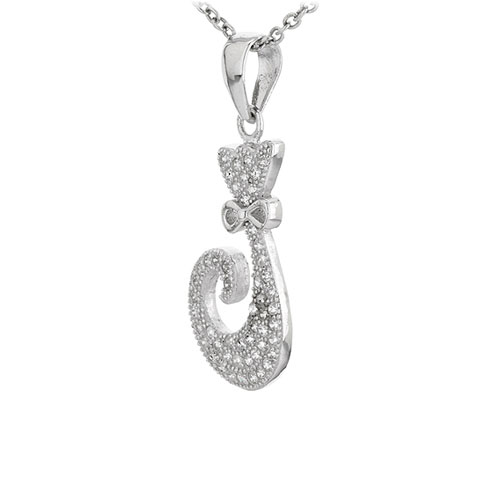 pendentif femme argent zirconium 8300942 pic2