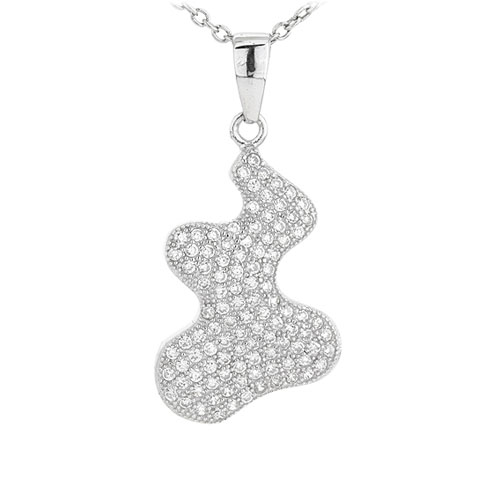 pendentif femme argent zirconium 8300943