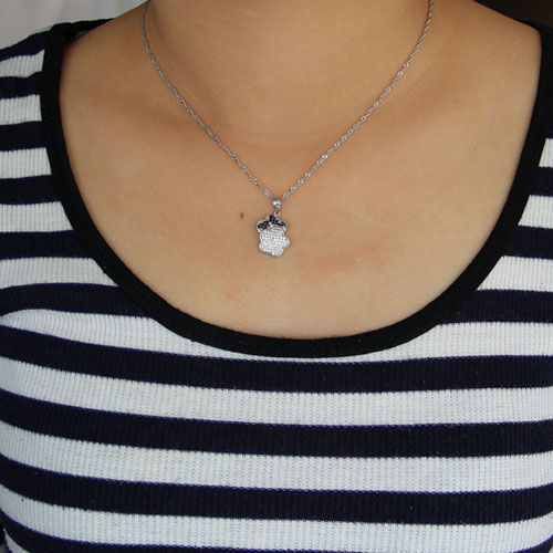 pendentif femme argent zirconium 8300945 pic4
