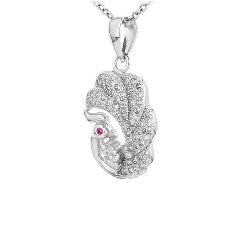 pendentif femme argent zirconium 8300947 pic2