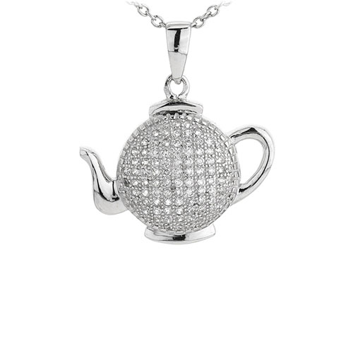 pendentif femme argent zirconium 8300950