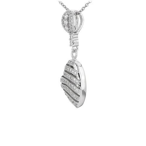 pendentif femme argent zirconium 8300951 pic2