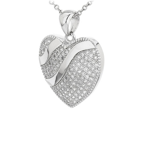 pendentif femme argent zirconium 8300954 pic2