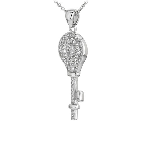 pendentif femme argent zirconium 8300955 pic2