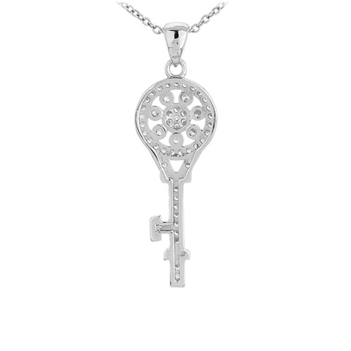 pendentif femme argent zirconium 8300955 pic3