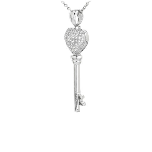 pendentif femme argent zirconium 8300956 pic2