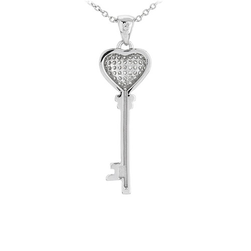 pendentif femme argent zirconium 8300956 pic3