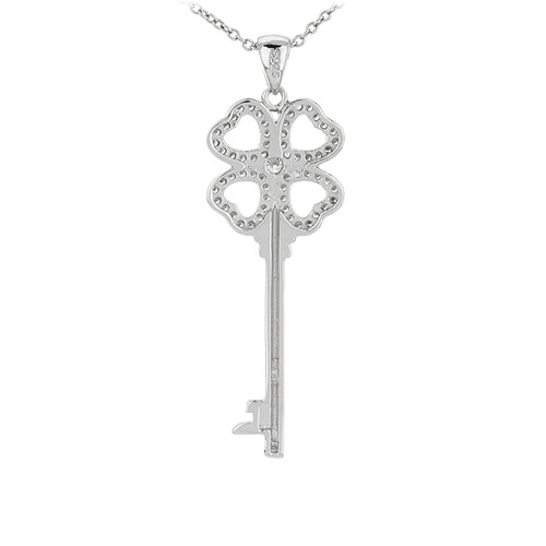 pendentif femme argent zirconium 8300960 pic3