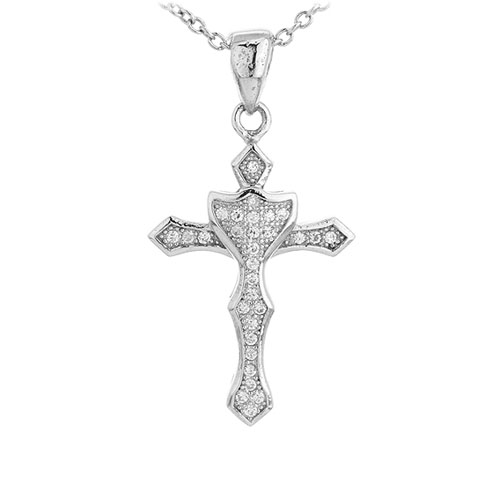 pendentif femme argent zirconium 8300966