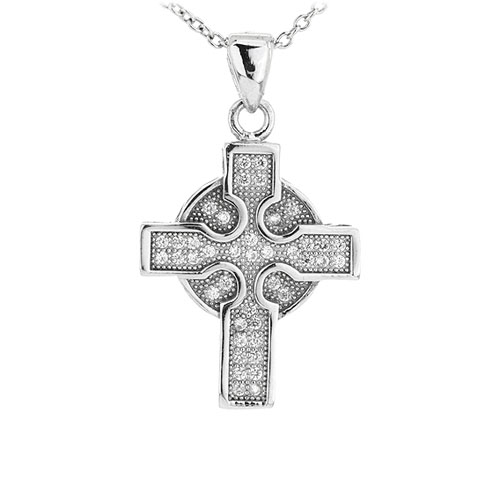 pendentif femme argent zirconium 8300967