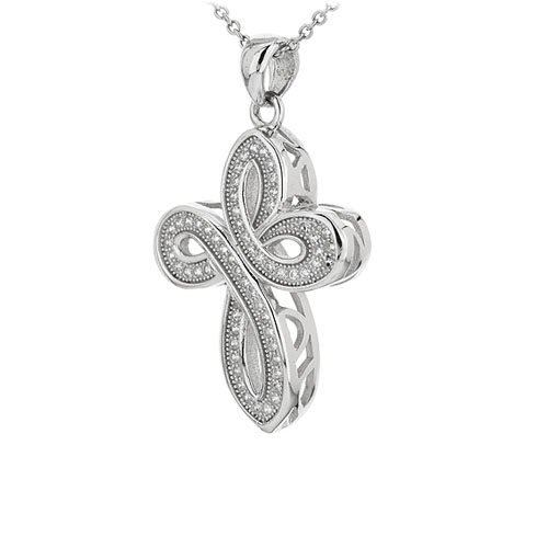 pendentif femme argent zirconium 8300968 pic2