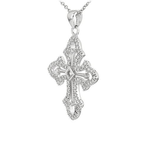 pendentif femme argent zirconium 8300973 pic2