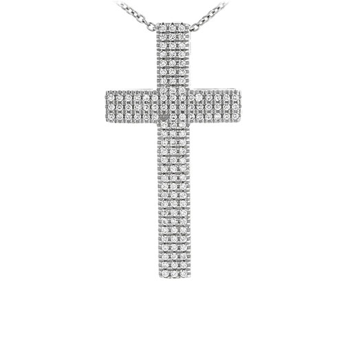 pendentif femme argent zirconium 8300975