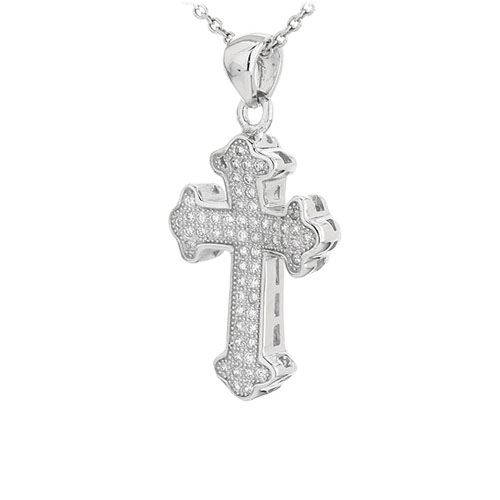 pendentif femme argent zirconium 8300976 pic2