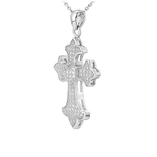 pendentif femme argent zirconium 8300978 pic2