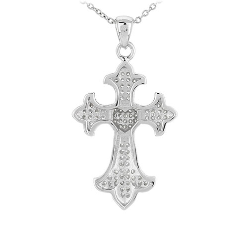 pendentif femme argent zirconium 8300978 pic3