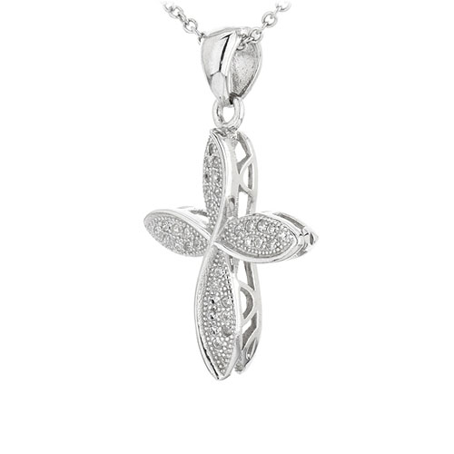 pendentif femme argent zirconium 8300979 pic2