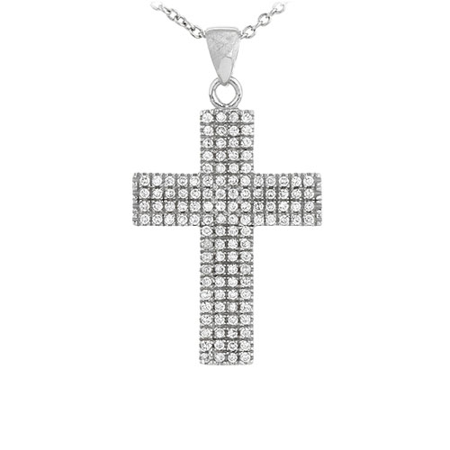 pendentif femme argent zirconium 8300980