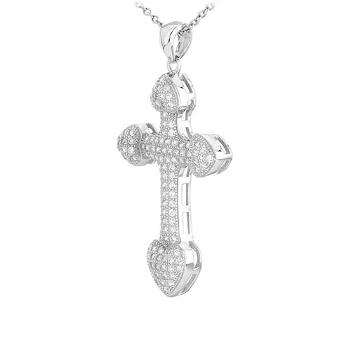 pendentif femme argent zirconium 8300984 pic2