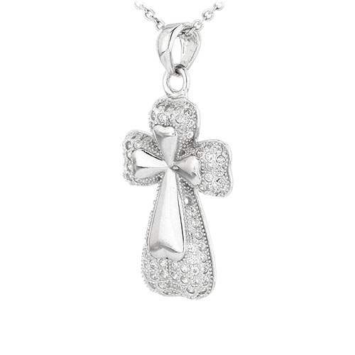 pendentif femme argent zirconium 8300987 pic2