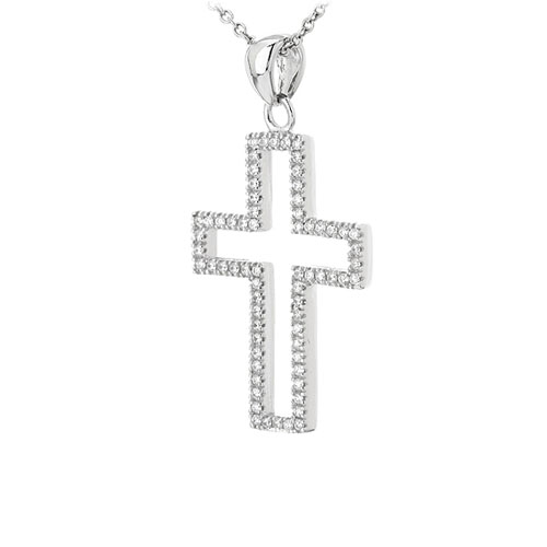 pendentif femme argent zirconium 8300993 pic2