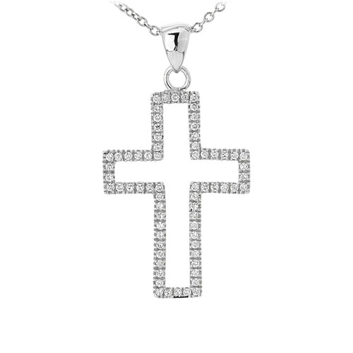 pendentif femme argent zirconium 8300993