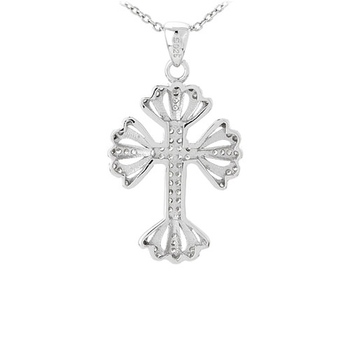 pendentif femme argent zirconium 8300995 pic3