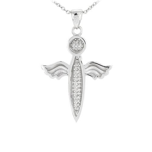 pendentif femme argent zirconium 8300996 pic3