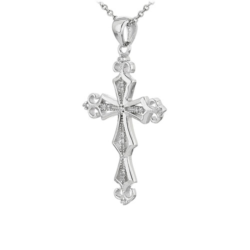 pendentif femme argent zirconium 8300999 pic2